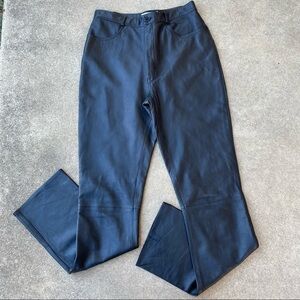Rem Garson Leather Pants Womens Size 8 Black
